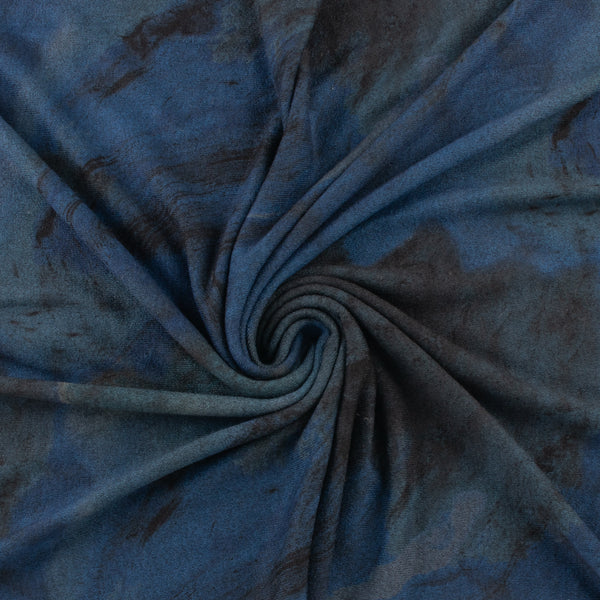 Tricot imprimé - LORETA - 013 - Royal