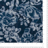 Tricot imprimé - LORETA - 014 - Denim