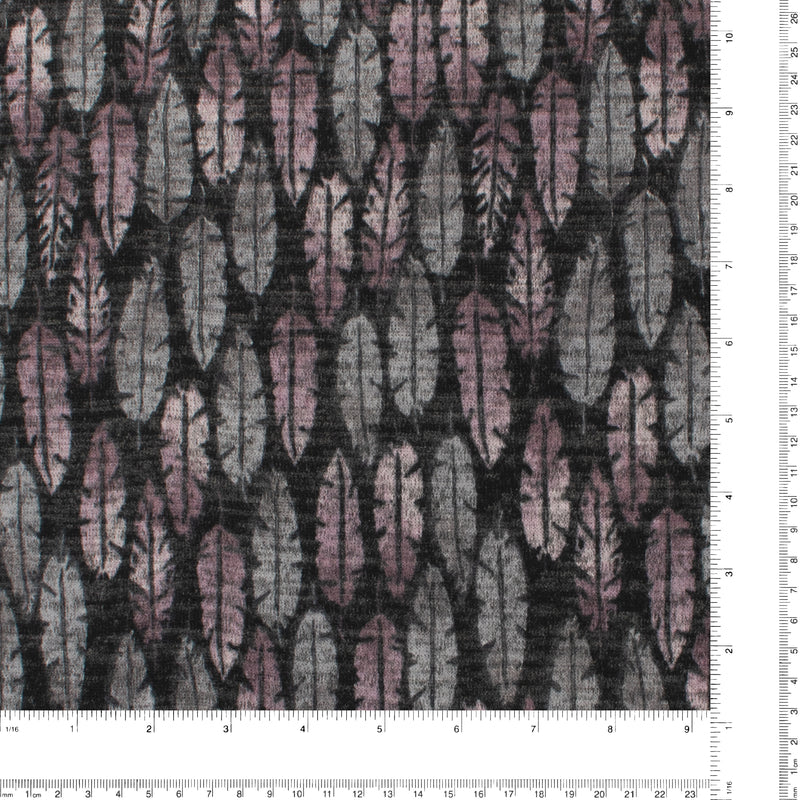 Tricot imprimé - LORETA - 017 - Gris