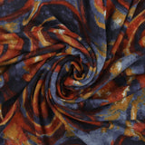 Tricot imprimé - LORETA - 020 - Bleu