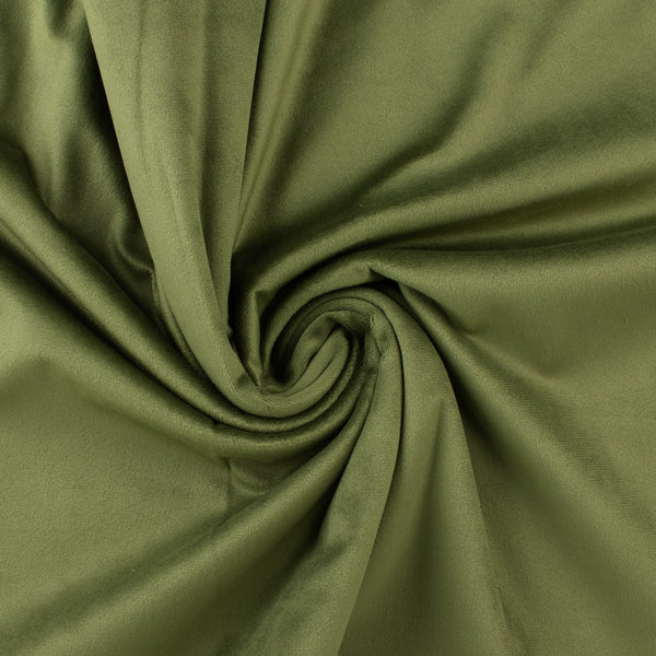 Velvet Solid - LOUELLA - 002 - Moss
