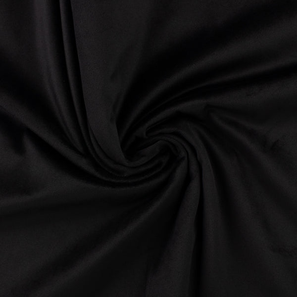 Velvet Solid - LOUELLA - 006 - Black