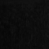 Pleated Solid Velvet - LOUELLA - 007 - Black
