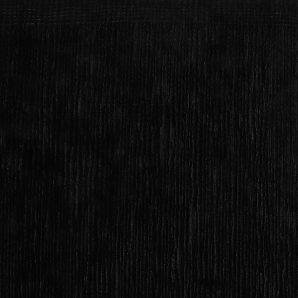 Velours uni plissé - LOUELLA - 007 - Noir