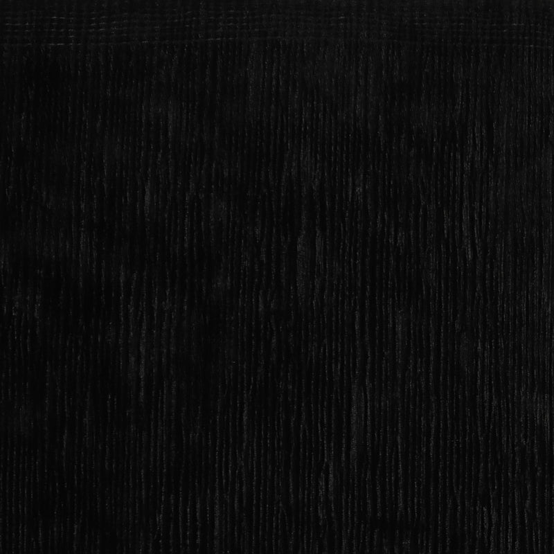 Pleated Solid Velvet - LOUELLA - 007 - Black