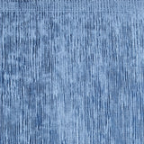 Velours uni plissé - LOUELLA - 008 - Océan