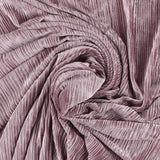 Velours uni plissé - LOUELLA - 010 - Mauve