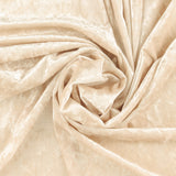 Stretch Velvet Solid - SOIREE - 001 - Bone