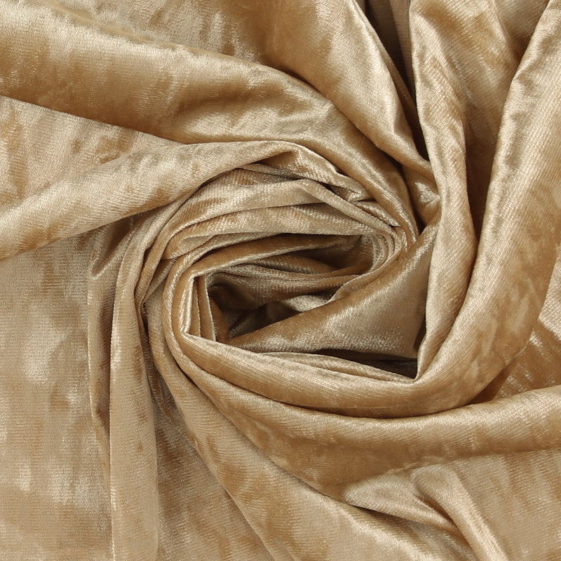 Velours extensible uni - SOIRÉE - 002 - Or