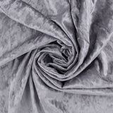 Velours extensible uni - SOIRÉE - 003 - Argent