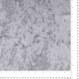 Velours extensible uni - SOIRÉE - 003 - Argent