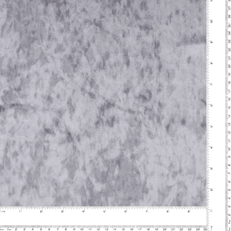 Velours extensible uni - SOIRÉE - 003 - Argent