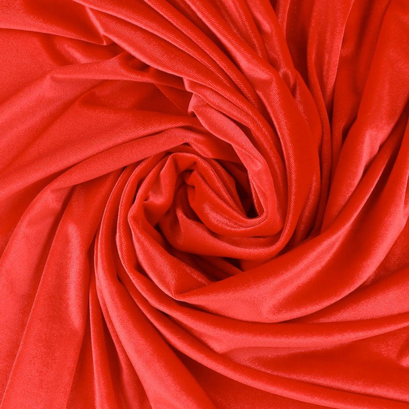 Stretch Velvet - VIENNA - 004 - Flame