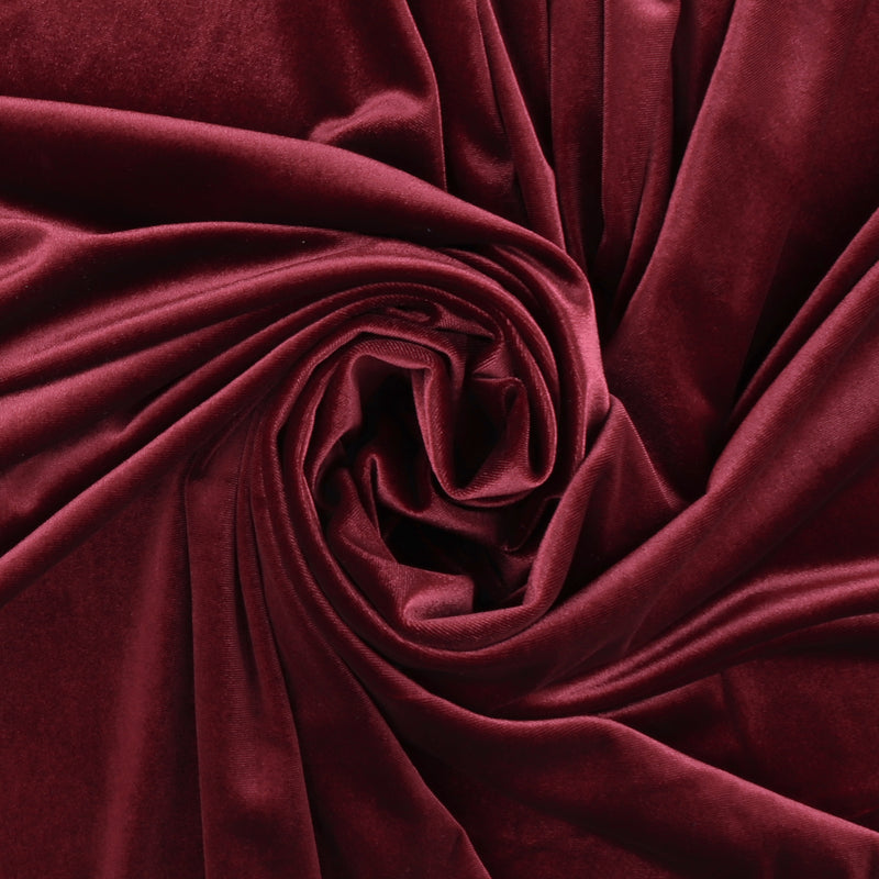 Stretch Velvet - VIENNA - 001 - Cabernet