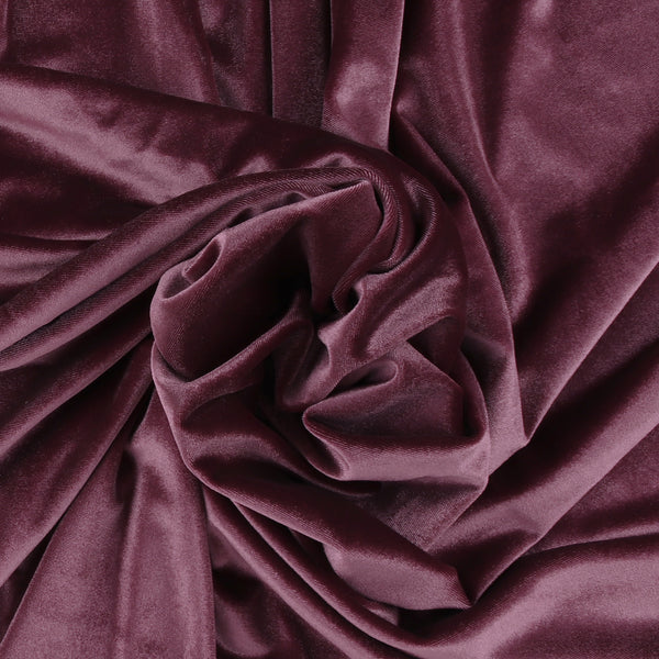 Stretch Velvet - VIENNA - 002 - Plum