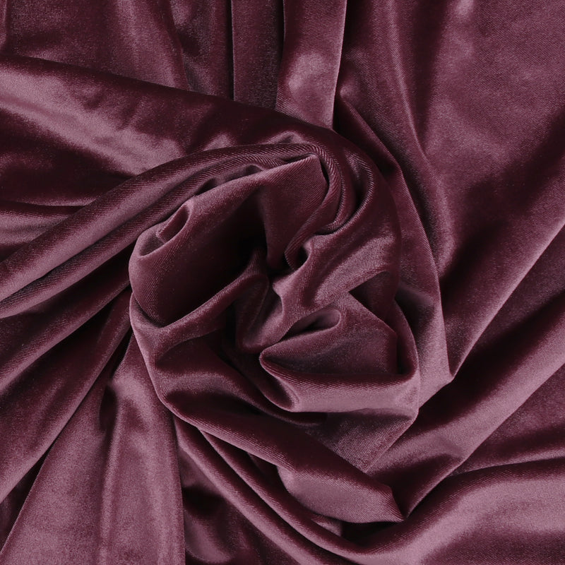 Stretch Velvet - VIENNA - 002 - Plum