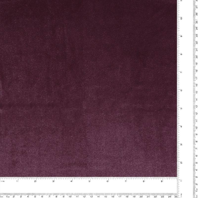 Stretch Velvet - VIENNA - 002 - Plum