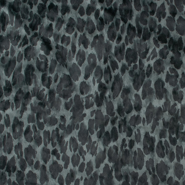 Velours extensible imprimé - SOIRÉE - 003 - Gris