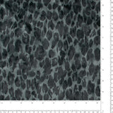 Stretch Velvet Print - SOIREE - 003 - Grey