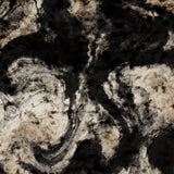 Velours imprimé - LOUELLA - 001 - Noir et Gris