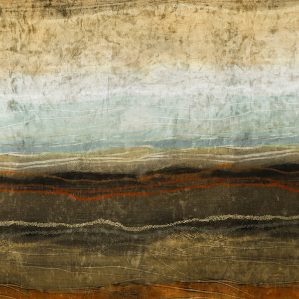 Velours imprimé - LOUELLA - 003 - Ocre