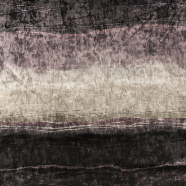 Velours imprimé - LOUELLA - 004 - Cendre