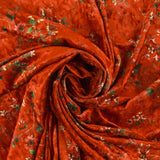 Velours imprimé - LOUELLA - 009 - Rouge