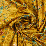 Velours imprimé - LOUELLA - 010 - Ocre