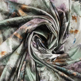 Velours imprimé - LOUELLA - 014 - Menthe