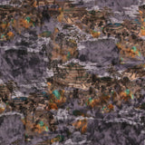 Velours imprimé - LOUELLA - 017 - Cendre