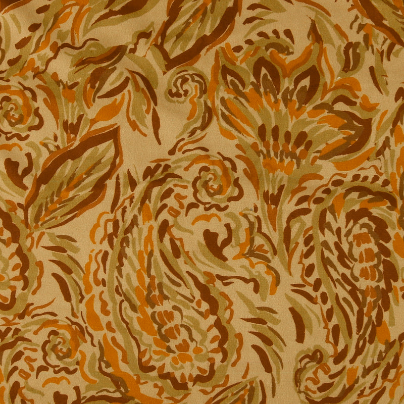 Printed Velvet - LOUELLA - 019 - Camel