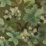 Velours imprimé - LOUELLA - 021 - Olive