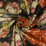 Velours imprimé - LOUELLA - 022 - Noir