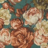 Velours imprimé - LOUELLA - 023 - Sarcelle