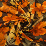 Printed Velvet - LOUELLA - 024 - Orange
