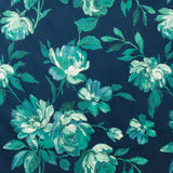 Printed Velvet - LOUELLA - 026 - Navy