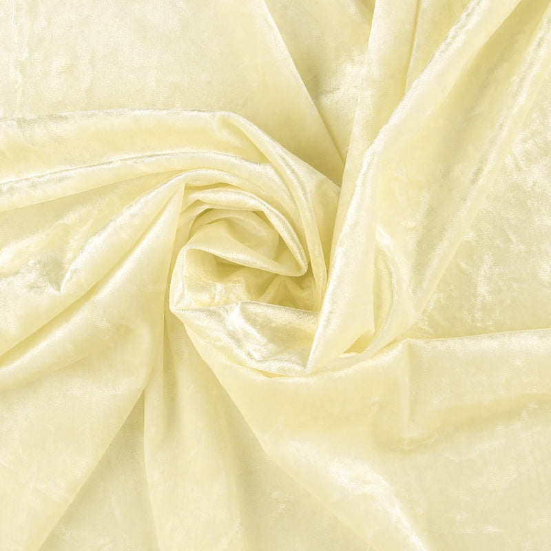Velour Froissé - VIENNA - 013 - Crème