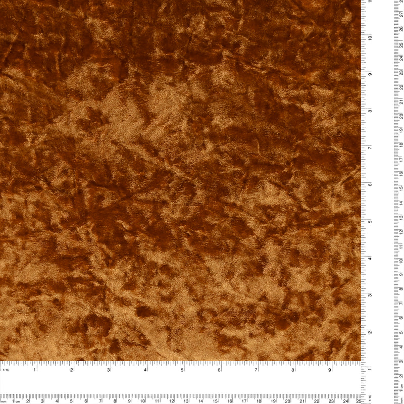 Velour Froissé - VIENNA - 235 - Cuivre