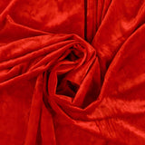 Velour Froissé - VIENNA - 301 - Écarlate