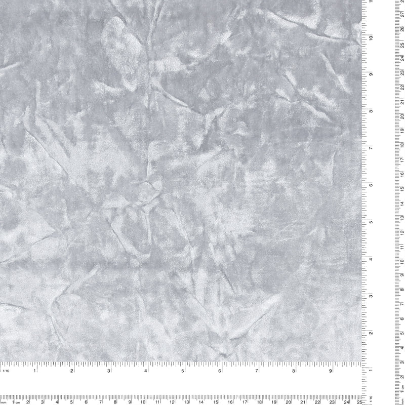 Crushed Velvet - VIENNA - 904 - Silver
