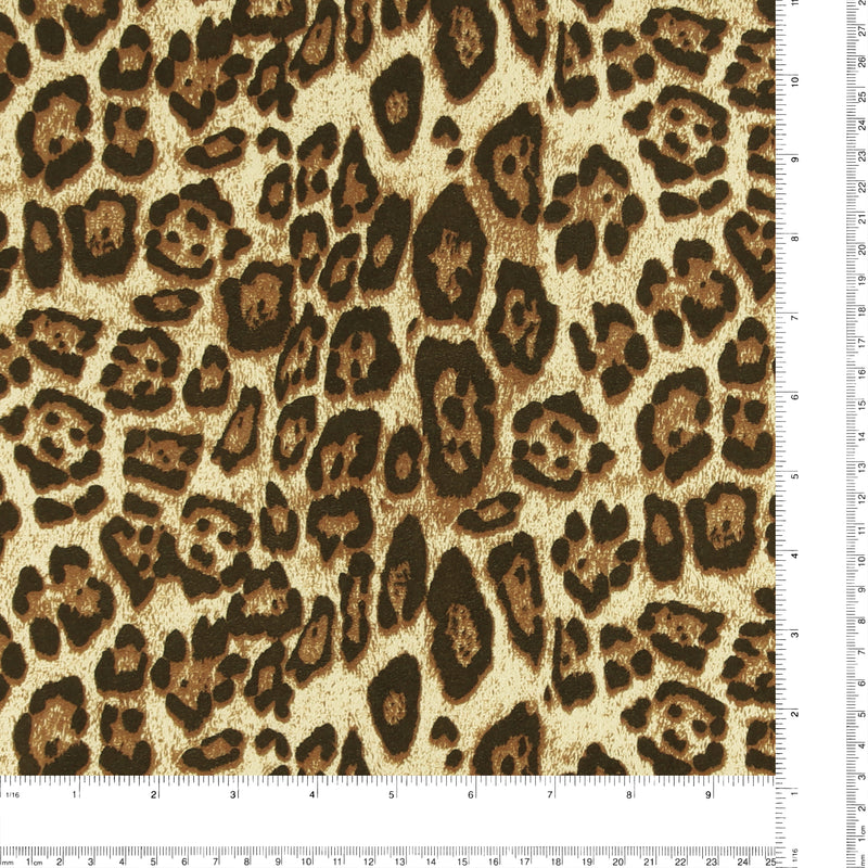 Scuba suède imprimé - ACADÉMIE - 001 - Blanc Cassé