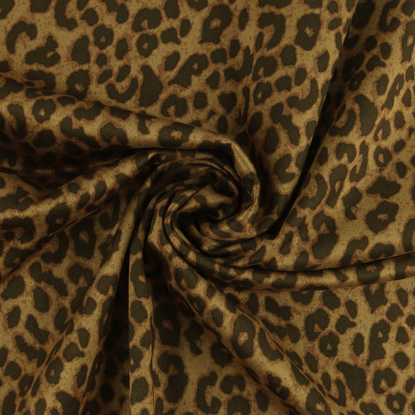 Printed Scuba Suede - ACADEMY - 002 - Light Brown