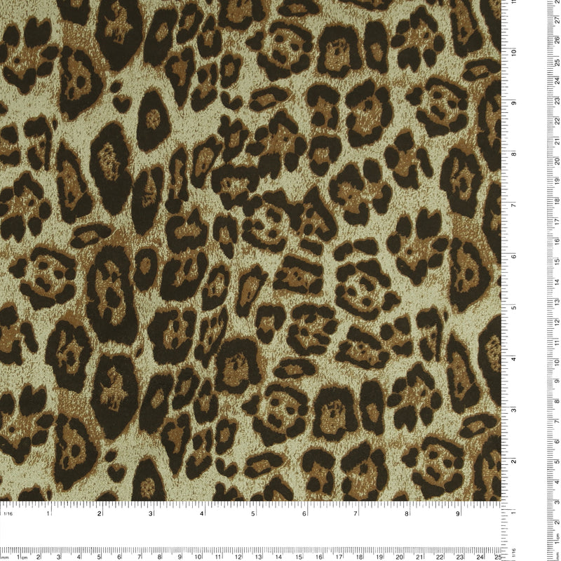 Scuba suède imprimé - ACADÉMIE - 003 - Gris Pâle