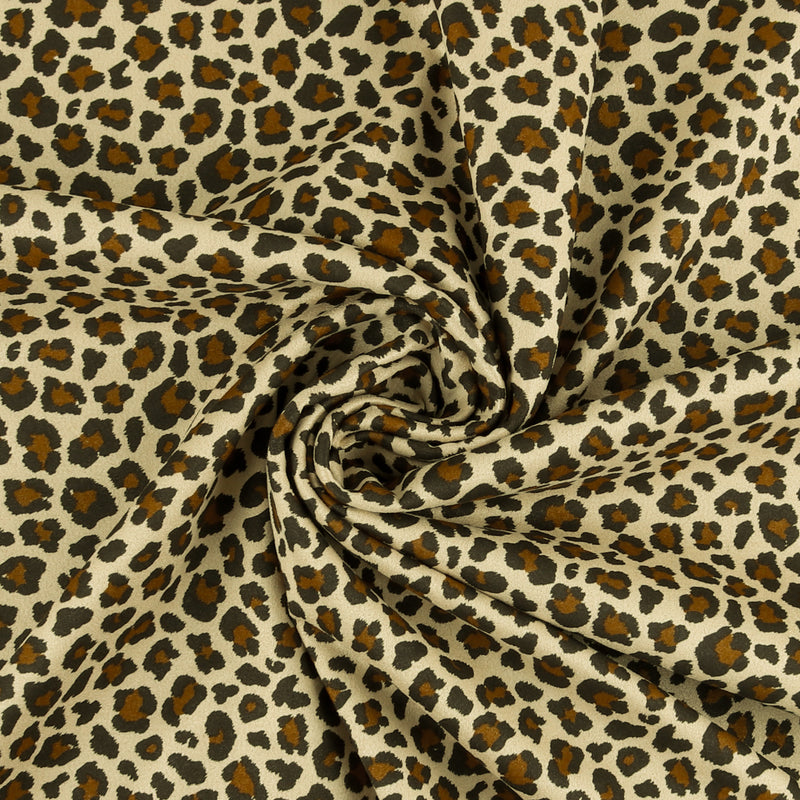 Scuba suède imprimé - ACADÉMIE - 004 - Blanc Cassé