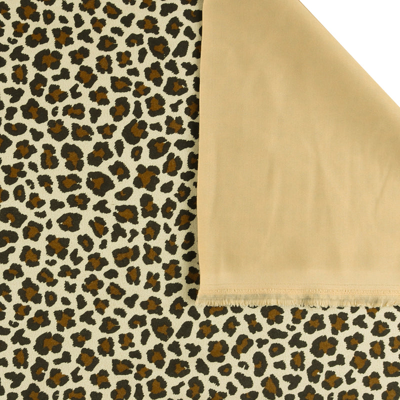 Scuba suède imprimé - ACADÉMIE - 004 - Blanc Cassé