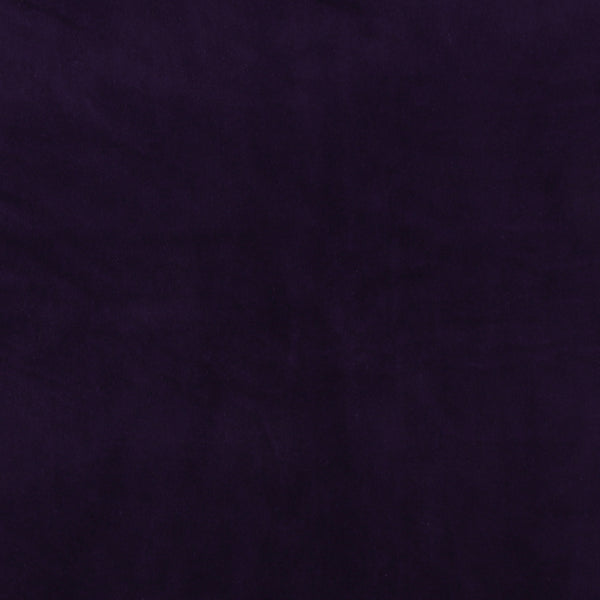 Cotton Velveteen Solid - VELMONT - 001 - Eggplant