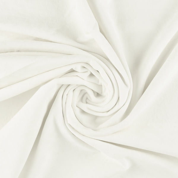 Cotton Velveteen Solid - VELMONT - 003 - White