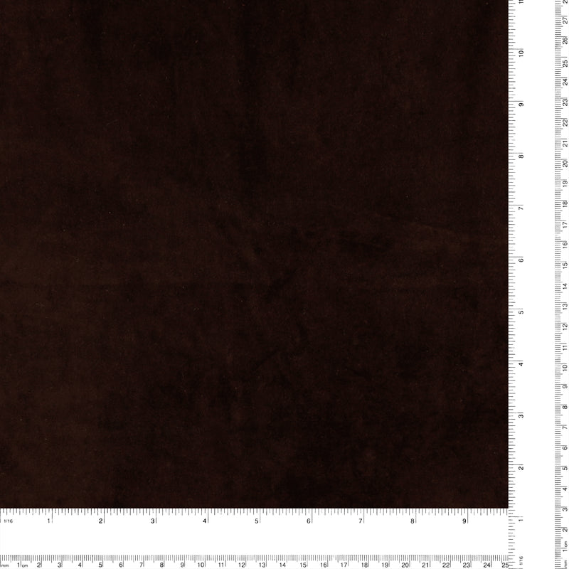 Cotton Velveteen Solid - VELMONT - 006 - Chocolate