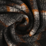 Nubbly Jacketing - ASTORIA - 001 - Black & Rust