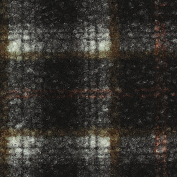 Nubbly Jacketing - ASTORIA - 002 - Black & Olive